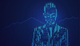 Arrière-plan de la page À propos de la plateforme de trading de cryptomonnaies