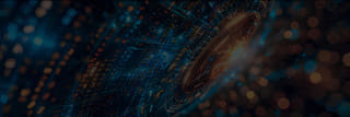 Arrière-plan sombre utilisé dans la section de confiance de la plateforme de trading